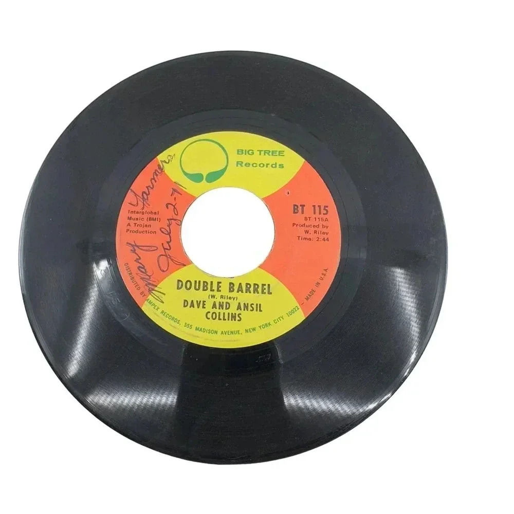 Dave And Ansil Collins Double Barrel (Instrumental) Vinyl Record Album